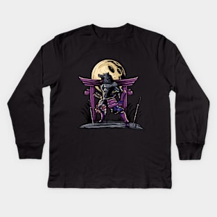 Shogun Wolf Kids Long Sleeve T-Shirt